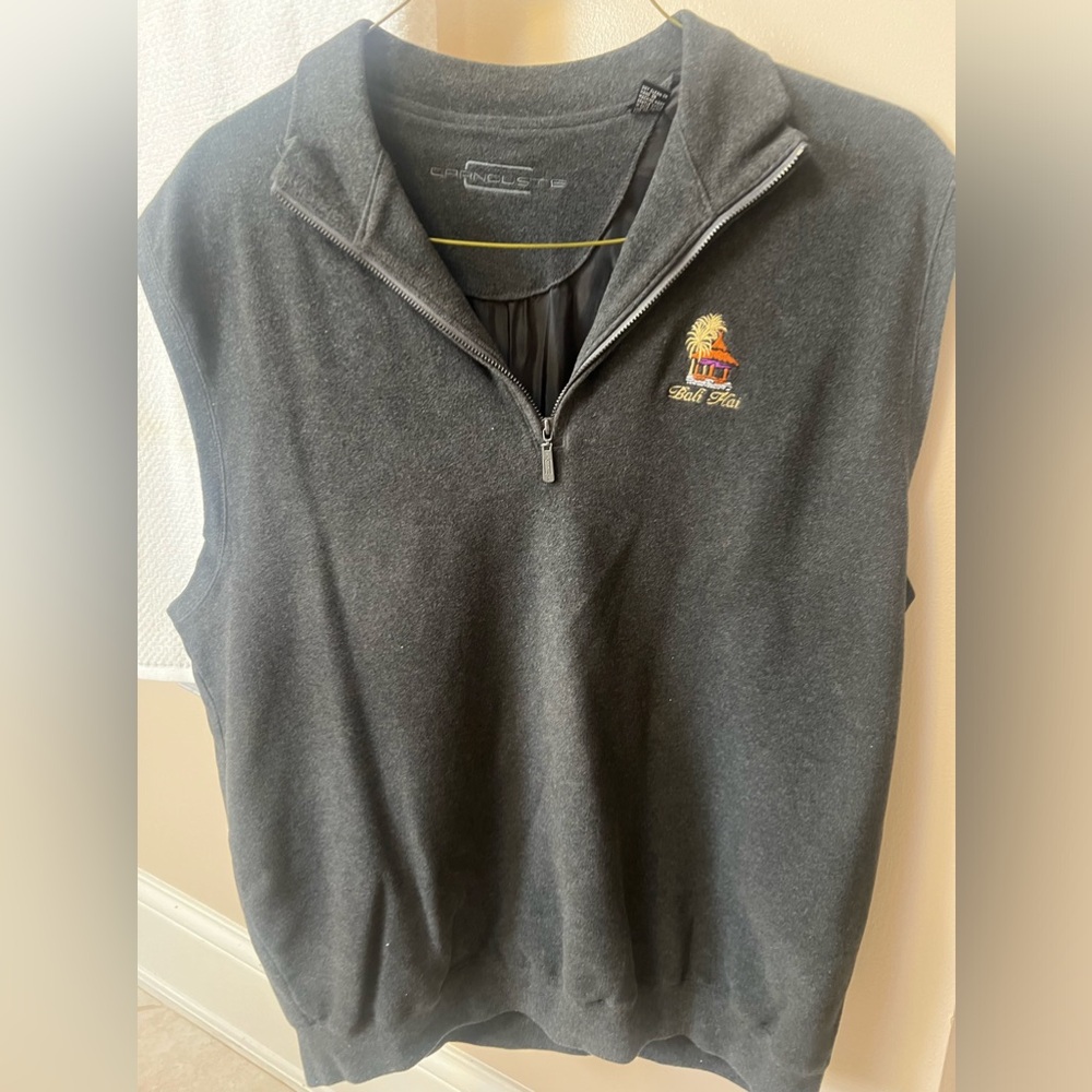 Mens Bali Hai charcoal golf vest
